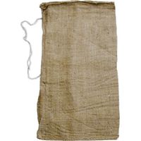 Sac en jute beige, coupe ajustée, 40 x 70 cm