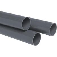 Tubo in PVC per acquario, impianto idraulico per acquario, passaggio stretto, 20 mm, 1 m