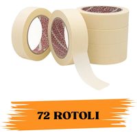 Nastro Adesivo Carta Gommata 25Mmx50m 72 ROTOLI EcoPrice®