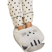CHAUFFE-PIEDS CHAT EN PELUCHE GRAND CHAT POUR LES AMOUREUX DES CHATS