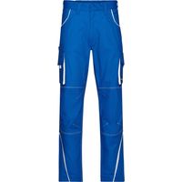 James & Nicholson Funktionelle Arbeitshose JN847 Gr. 42 royal/white