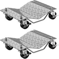 Jeu Chariot de manutention de véhiucule Aide Transport Manœuvre Charge 680 kg Cric Garage Automobile