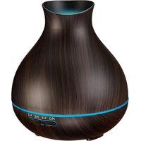ZOLGINAH Diffuseur d'huile Essentielle de 550 ML,Diffuseurs d'arôme avec minuterie Humidificateur de Brume Cool pour Une Grande pièce, Maison, arrêt Automatique de l'eau, 7 Couleurs changeant lumières