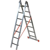 Scala in alluminio trasformabile - Facal Genia - Varianti: Gradini 3x9 - G300-3