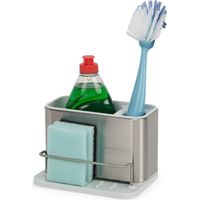 Joseph Joseph Surface organizador de fregadero plateado moderno