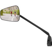 ZEFAL Espion Z56, Specchio per Biciclette da Città/Tempo Libero Compatibile con le Biciclette Elettriche - Grande Specchio Infrangibile Sinistro
