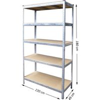 Michelin Haushalt T21A estantería metálica 180 cm