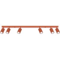 Spot Lampe Aluminium verstellbar Ockerrot GU10 länglich Modern Strahler