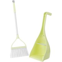 2-in-1 Stofveger en -schop Set voor Kinderen, Binnen- en Buitenaccessoires voor Toddlers bij Huiswerkzaamheden