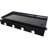 Cook'In Garden – Plancha à gaz en acier émaillé 75 x 31 cm – Résistante à la chaleur – Surface de cuisson pour planchas compatibles