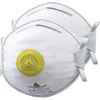 Masque respiratoire jetable Delta Plus FFP2 série CONFORT, avec soupape ( Prix pour 1 Kit )