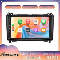 AWESAFE Android 13 Autoradio 6GB+128GB für Mercedes-Benz Vito Viano Sprinter W639 / Klasse B W245 / W169 9" Bildschirm CarPlay Android Auto