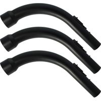 vhbw 3x Griff kompatibel mit Miele S571, S548, S578, S6210, S544, S5480, S5481, S560, S570, S572 Staubsauger - Handgriff, 35 mm Anschluss, 36 cm Lang