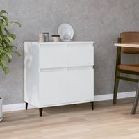 Credenza Madia Moderna ,Buffet da cucina ,Bianca 60x35x70 cm in Legno Multistrato ITD89422