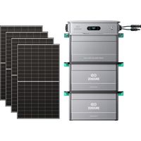 Zendure SolarFlow 800 Pro 2 Balkonkraftwerk-Set– 4x 500W bifaziale Module + 2xAB2000L (3840Wh, 1200W MPPT, 96% Effizienz)