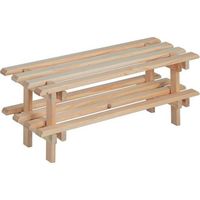 PORTASCARPE COMPONIBILE IN PINO CM 75X25,9X30 H
