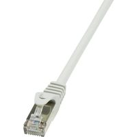 LogiLink CP1102D RJ45 Patchkabel CAT 5e SF/UTP 15.00 m Grau 1 St.