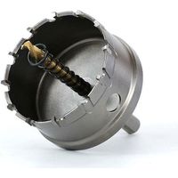 Sega a tazza bimetallica, 42 mm, acciaio inossidabile di grado industriale, TCT, carburo, sega a tazza in lega di acciaio rapido per metallo, lega di alluminio, plastica, legno