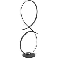 Lampe sur pied LED moderne Serpins 107 cm - noir - 901271