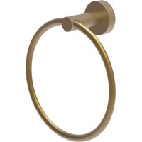 Britton Hoxton Towel Ring Brushed Brass Round Modern Style Bathroom Accessory