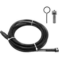Furet déboucheur canalisation 2m ø10mm spiralé avec adaptateurs électrique
