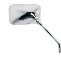 Espejo retrovisor derecho cromado para Honda CBF 600, VT 125C, CBF 500 - Rosca izquierda
