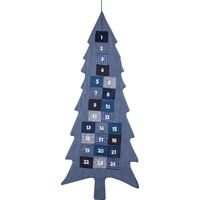 Pajoma 14774 Calendario dell'Avvento in tessuto blu (blu)