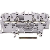 WAGO 2000-1401 Durchgangsklemme 3.50 mm Zugfeder Belegung: L Grau 1 St.