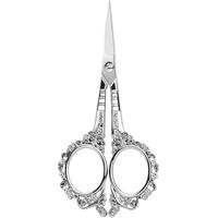 Eyebrow Grooming Scissors, Vintage Stainless Steel Cuticle Precision Beauty Grooming for Nail, Facial Hair, Eyebrow, Eyelash, Nose Hair, Moustache, Manicure
