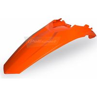 Guardabarros trasero Polisport para KTM SX SXF EXC 2011 2016 2012, color naranja y resistente.