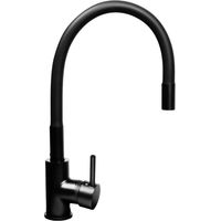 Pyramis Flessi rubinetto da cucina nero opaco elegante