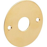 Duval – Rosace ronde laiton poli 45mm – Diamètre intérieur 14mm – Finition polie – Installation facile pour portes standard