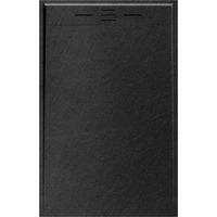 Essebagno Plato de ducha de resina 120 x 80 Pizarra negra