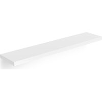 Floating shelf white 90cm - modern wall shelf 15kg capacity
