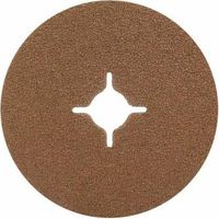 INTERFLEX Schleifscheiben, Körnung 60, 115 mm, Schachtel mit 25 Stück, aus Aluminiumoxidfasern.
