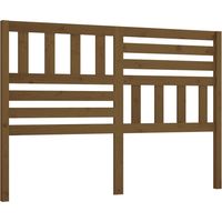 Testiera per Letto ambra 156x4x100 cm in Legno Massello di Pino vidaXL