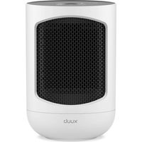 Duux Zone Chauffage céramique - Chauffage électrique 1500 watts - Chauffage d'appoint avec 3 réglages, Thermostat et Oscillation - Certification IP21 - Blanc