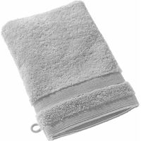 SCHÖNER WOHNEN gant de toilette CUDDLY - 1 pièce 16x21 cm, Gris clair