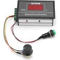Contrleur de vitesse de moteur DC 6-60V 12V 24V 36V 48V 30A PWM DC, interrupteur de démarrage et d'arrêt