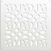 CANTERBURY - Panneau ajouré en PVC - Brise-soleil - Dimension : 98x98 cm - Couleur : blanc