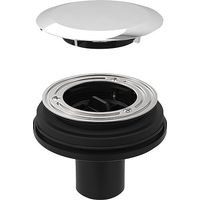 Geberit – Bonde de receveur de douche D90 avec couvercle – Siphon antiparasitaire – Tuyau de sortie PEHD D50mm – Kit d'étanchéité
