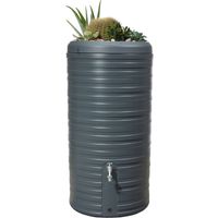 GARANTIA NORDIC 2en1 depósito de agua de lluvia 300 Liter graphite grey incl. jardinera