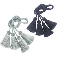 Embrasses de rideaux, pompons de corde pour la décoration intérieure