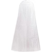 160cm Organdy Semi Transparent Wedding A-Line Dress Dustproof Cover Bride Gown S