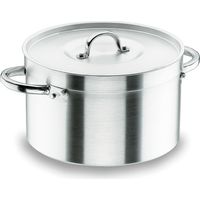 Casserole Lacor 28 cm en aluminium avec couvercle Compatible plaques vitrocéramiques, électriques et à gaz Capacité : 10,45