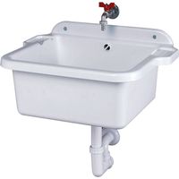 PILOZZO LAVATOIO DA PARETE cm 60 x 45 x h.28