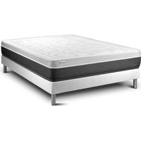Matratzenset VITAL SOFT 140 x 220 cm Bettrahmen Kit weiß