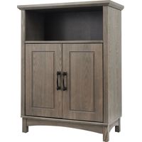 Teamson Home Russell Farmhouse Armoire de sol en bois Chêne salé