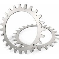 Hochwertige Edelstahl-Grasstollen für Worx Landroid Rasenmäher Modell S/M, 2 mm dick, verbesserte Traktion – poliert und entgratet – Raddurchmesser: 205 mm