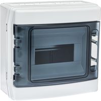 IDE – Coffret électrique étanche IP65 8 modules – Dimensions 231x238x118mm – Porte transparente polycarbonate – Résistance chocs IK08
